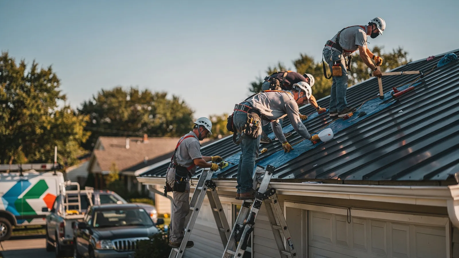 Metal Roof Installation in Crystal, MI near me